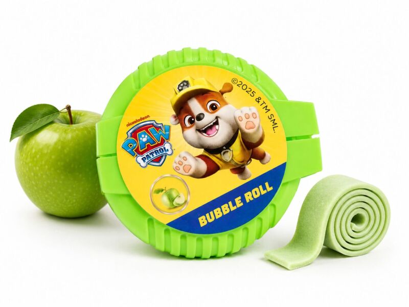 Dětská žvýkačka Paw Patrol Bubble Rolls 18g